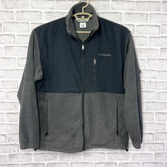 |•COLUMBIA•| Men's Fleece Full Zip Jacket Size Large - Picture 1 of 9